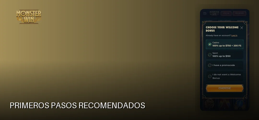 Primeros pasos recomendados
