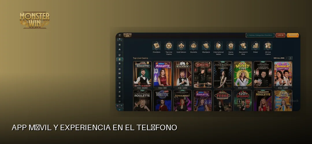 App móvil y experiencia en el teléfono